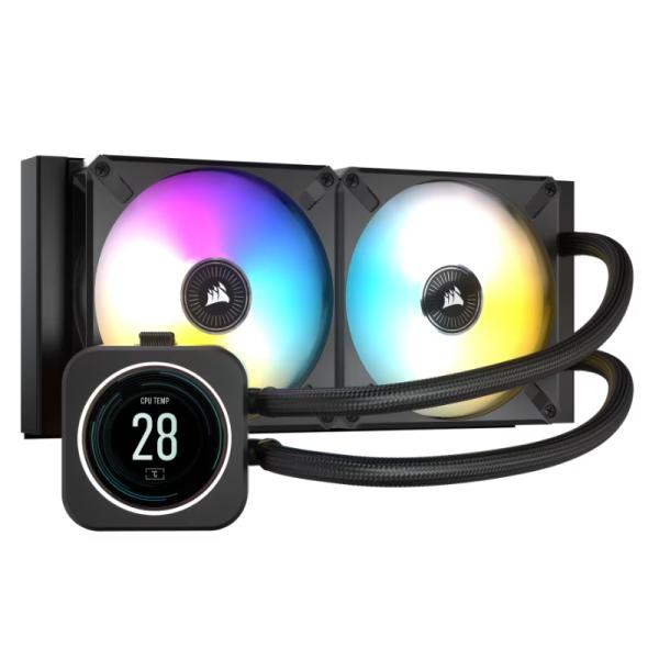 ENFRIAMIENTO LIQUIDO RGB CORSAIR ICUE H100I ELITE LCD AIO 240MM CW-9060061-WW