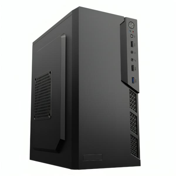 CASE CM23KTRA001C MINI TOWER SIN VENTILACIÓN INCLUIDA CON PANEL LATERAL Y CON