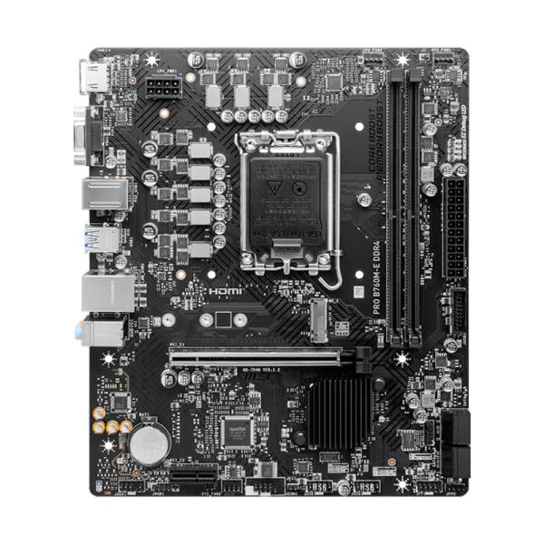 TARJETA MADRE MSI PRO B760M-E DDR4 LGA 1700 M-ATX 911-7D48-061