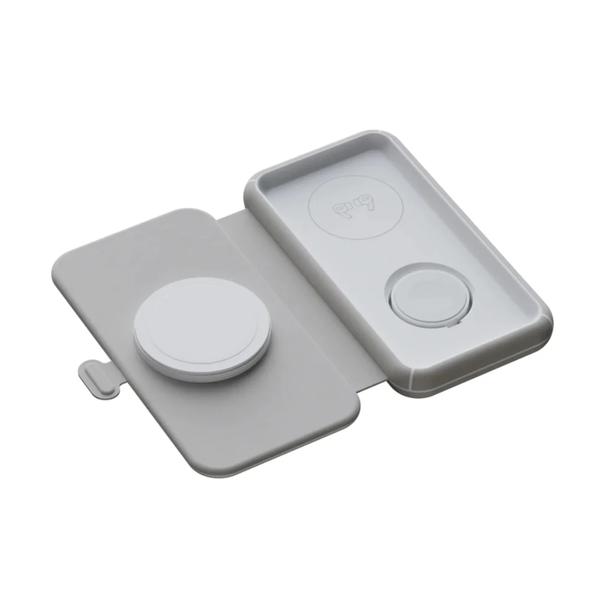 TRUST XTORM XWF31 CARGADOR DE VIAJE INALAMBRICO 3 EN 1 PLEGABLE DE 15 W - GRIS