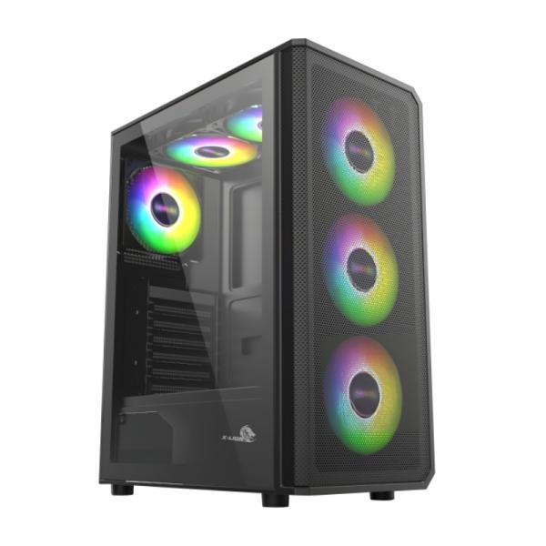 CASE GAMING X-LION KJ-375 E010-165 PANEL LATERAL DE VIDRIO TEMPERADO + PANEL