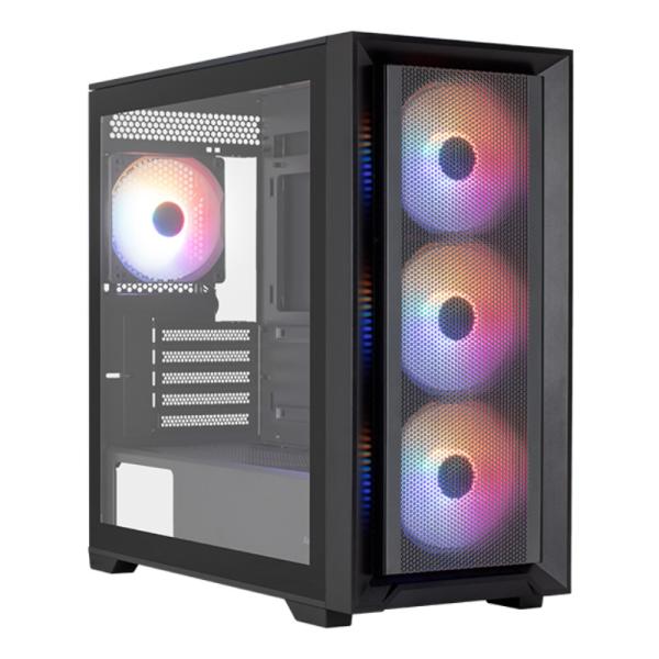 CASE GAMING RGB AEROCOOL TERN MINI MINI TOWER VENTILADORES 4 DE 120MM CON