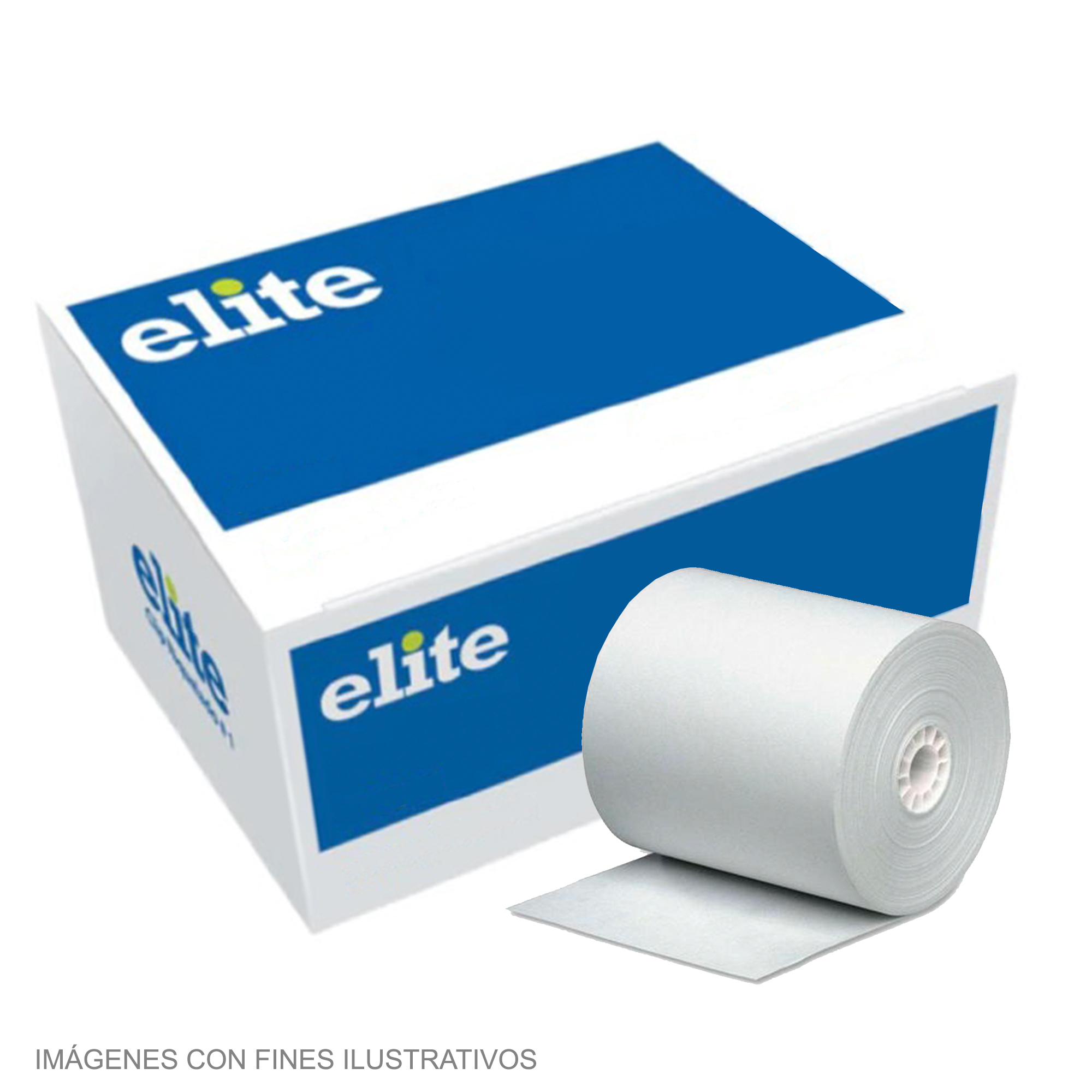ELITE CAJA ROLLO PAPEL BOND PARA SUMADORA 2 1/4'' 1T (57X60 MM) B5760 100UNDS