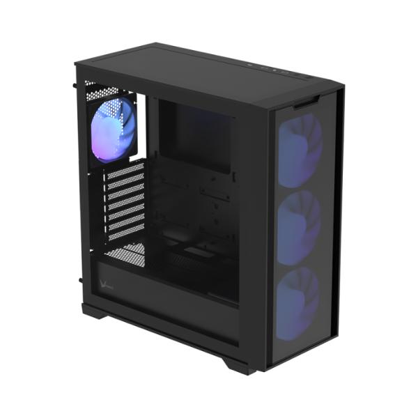 CASE RGB FORMULA V AIR POWER GX600 PLUS MID TOWER 4X140/120MM MALLA FRONTAL Y