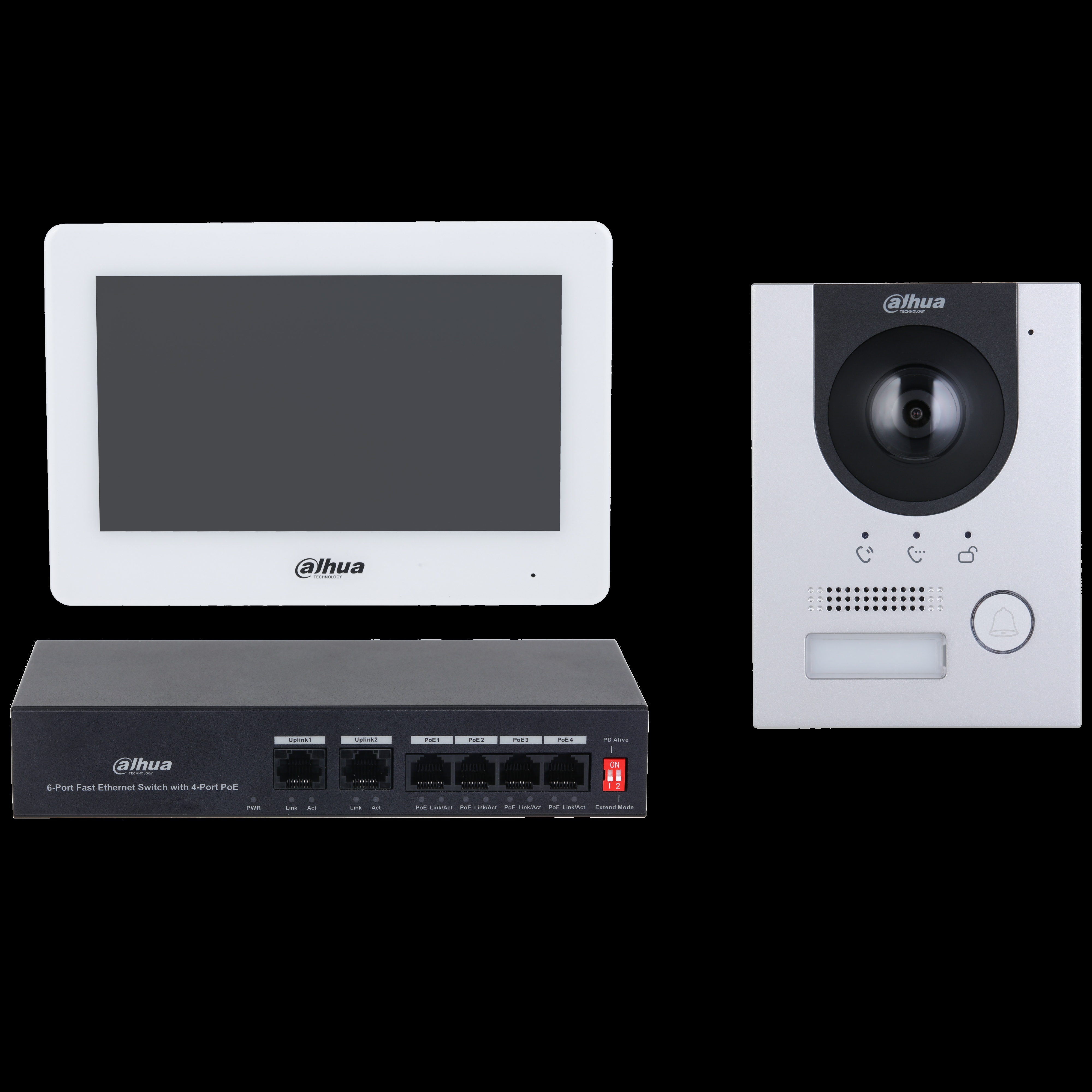DAHUA KIT DE VIDEOPORTERO IP Y WI-FI -