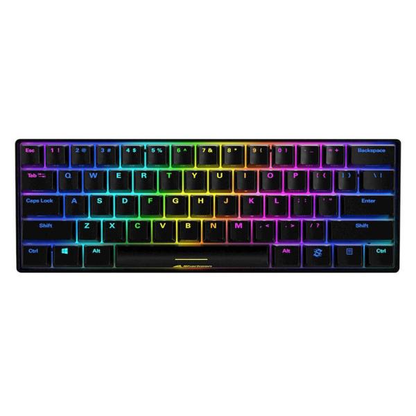 TECLADO GAMING RGB SHARKOON SKILLER SGK50 S4 TKL MECÁNICO ALÁMBRICO USB INGLÉS
