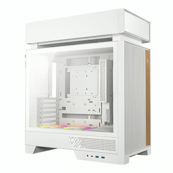 CASE DEEPCOOL CL660 WH MID TOWER VENTILADORES 2 DE 120MM CON PANEL LATERAL
