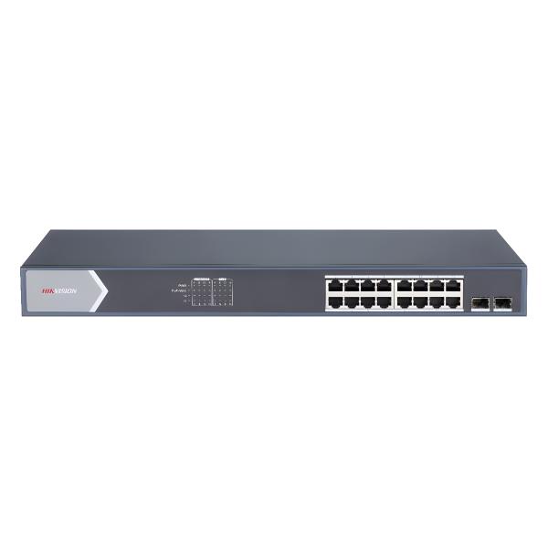SWITCH HIKVISION DS-3E1518P-EI/M(O-STD) 16 PUERTOS GIGABIT POE / 1 PUERTO