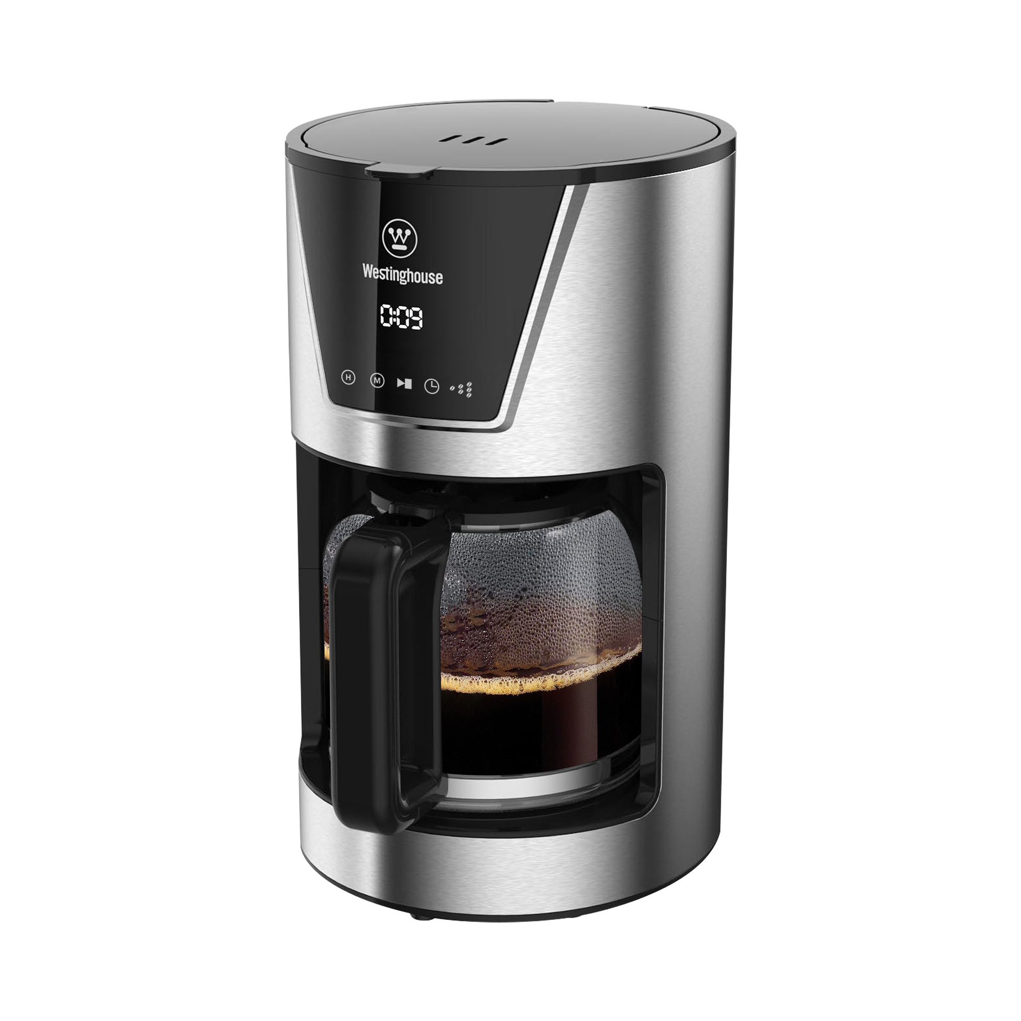 WESTINGHOUSE CAFETERA PROGRAMABLE DIGITAL TOUCH INOX - WKCMFS273