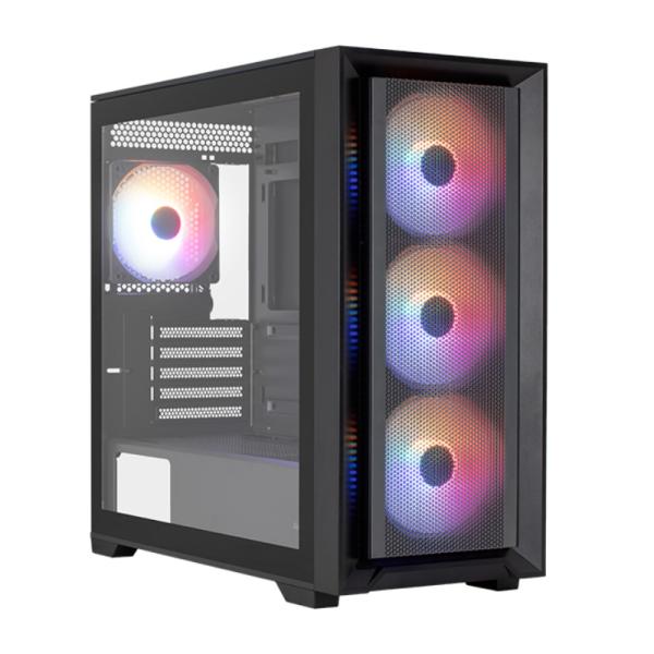 CASE GAMING RGB AEROCOOL TERN MINI MINI TOWER VENTILADORES 4 DE 120MM CON