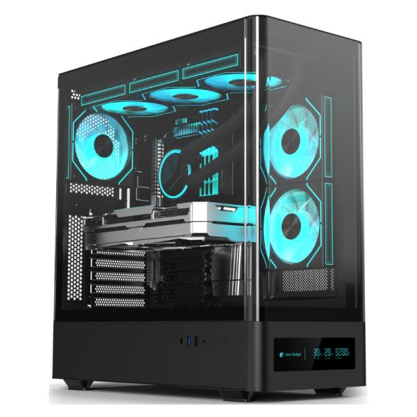 CASE EAGLE WARRIOR CG01YKRA001C MID TOWER SIN VENTILACION INCLUIDA CON VIDRIO