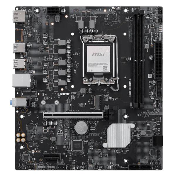 TARJETA MADRE MSI PRO H810M-E INTEL H810 LGA1851 DDR5 MICRO-ATX