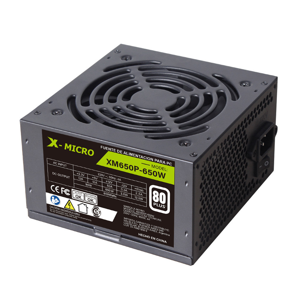 FUENTE DE PODER X-MICRO 650W