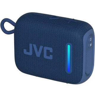 JVC AUDIO PORTABLE BLUETOOTH DE 5W CON LUZ AMBIENTAL RESISTENTE AL AGUA AZUL -