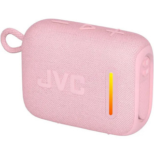 JVC AUDIO PORTABLE BLUETOOTH DE 5W CON LUZ AMBIENTAL RESISTENTE AL AGUA ROSADO