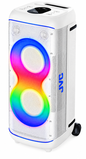 JVC AUDIO PORTABLE 200W LUZ AMBIENTE TWS BLUETOOTH 5.3 - XS-KY526PW