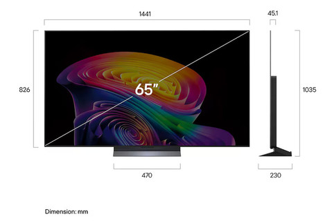 LG TELEVISOR 65" OLED SERIE C SMART TV OLED65C6PSA