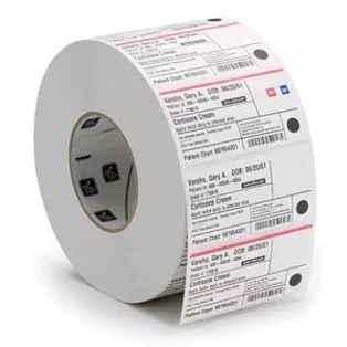 ROLLO DE ETIQUETA ZEBRA Z-ESSENTIALS 500D 4 PULG X 6 PULG NUCLEO 3 PULG