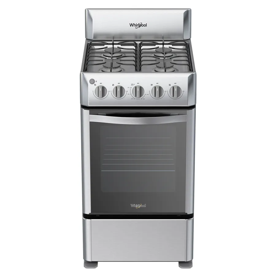 WHIRLPOOL COCINA GAS 30" ACERO LWFR3000S