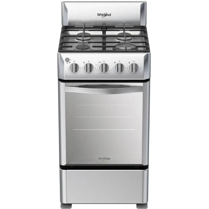 WHIRLPOOL COCINA GAS 20" ACERO LWWR5000S
