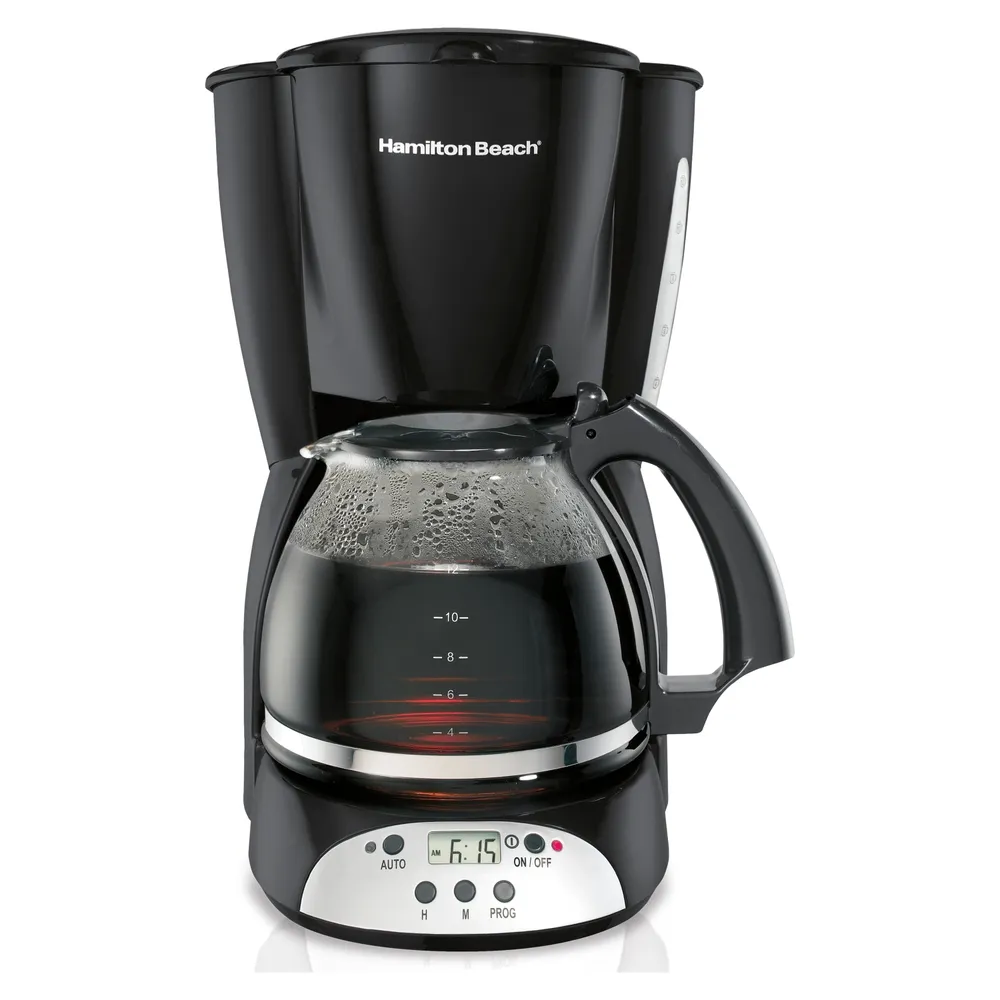 HAMILTON
BEACH HB PROCTOR SILEX 12 CUP COFFEE MAKER 48521RY-MX BLACK