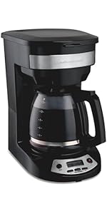HAMILTON
BEACH HB PROCTOR SILEX 12 CUP COFFEEMAKER 48524RY-MX BLACK