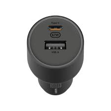 XIAOMI 67W CAR CHARGER (USB-A + TYPE-C) 43907 NEGRO