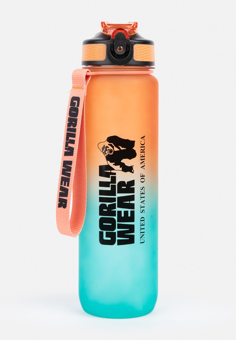 GW GRADIENT WATER BOTTLE 1L - GREEN/ORANGE