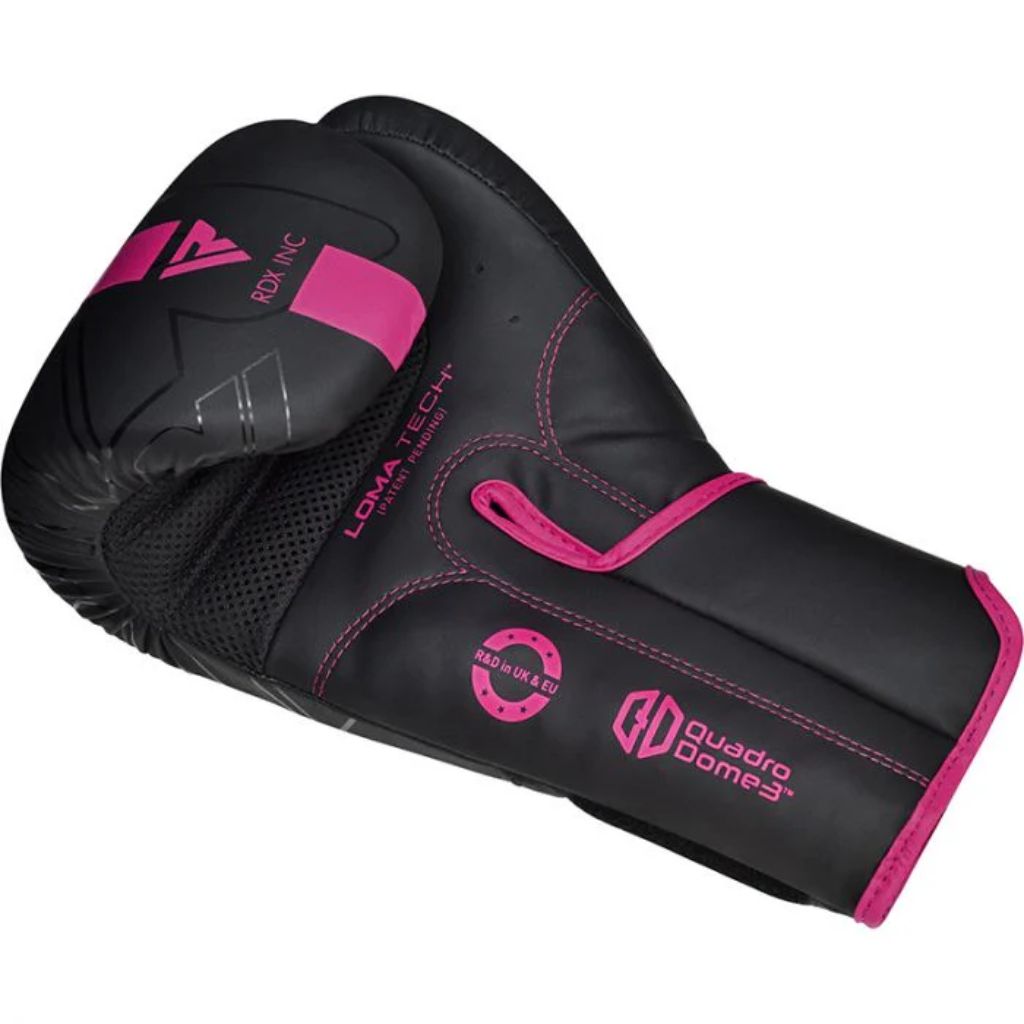 RDX F6 KARA BOXING TRAINING GLOVES - PINK - 14OZ