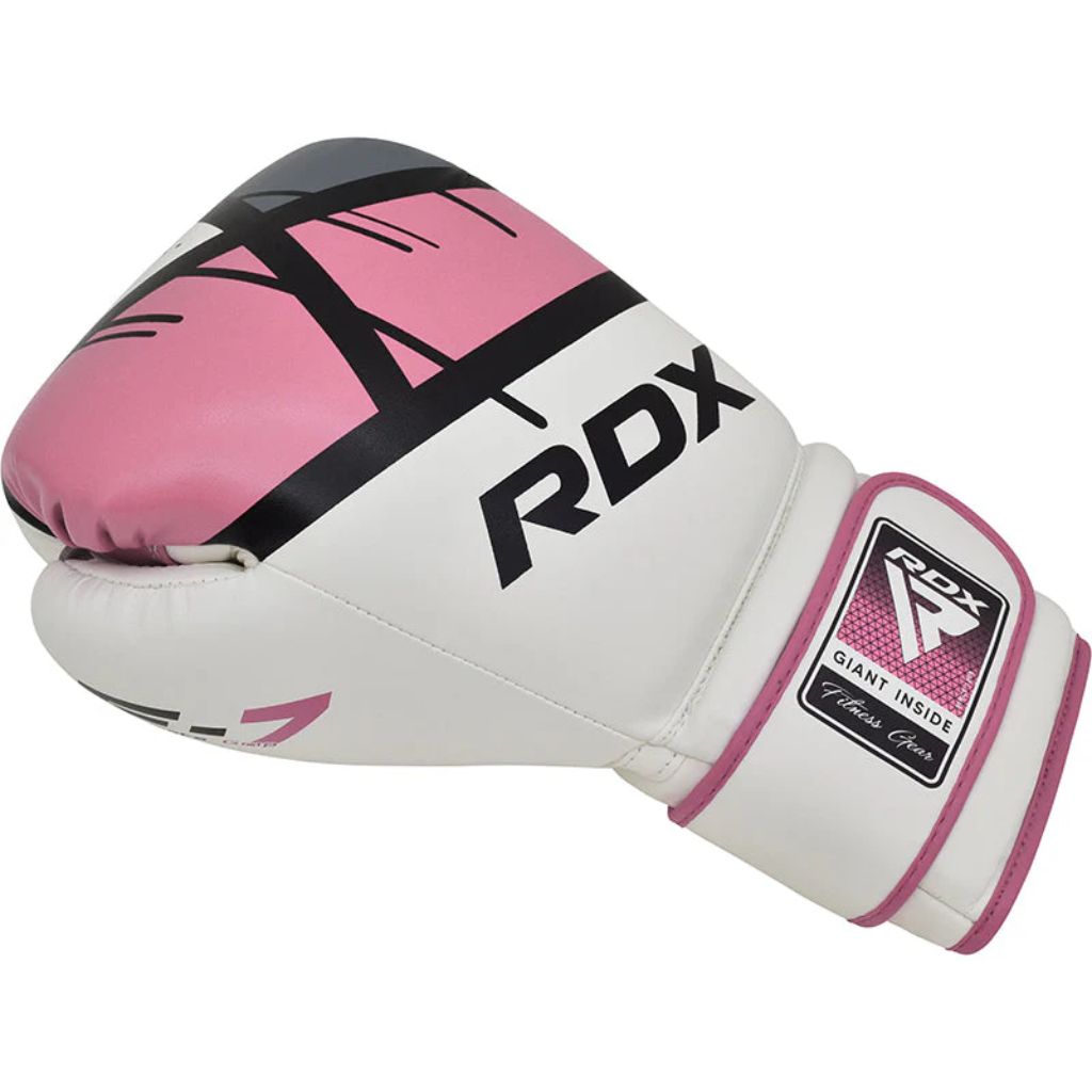 RDX F7 EGO TRAINING BOXING GLOVES - PINK - 10 OZ