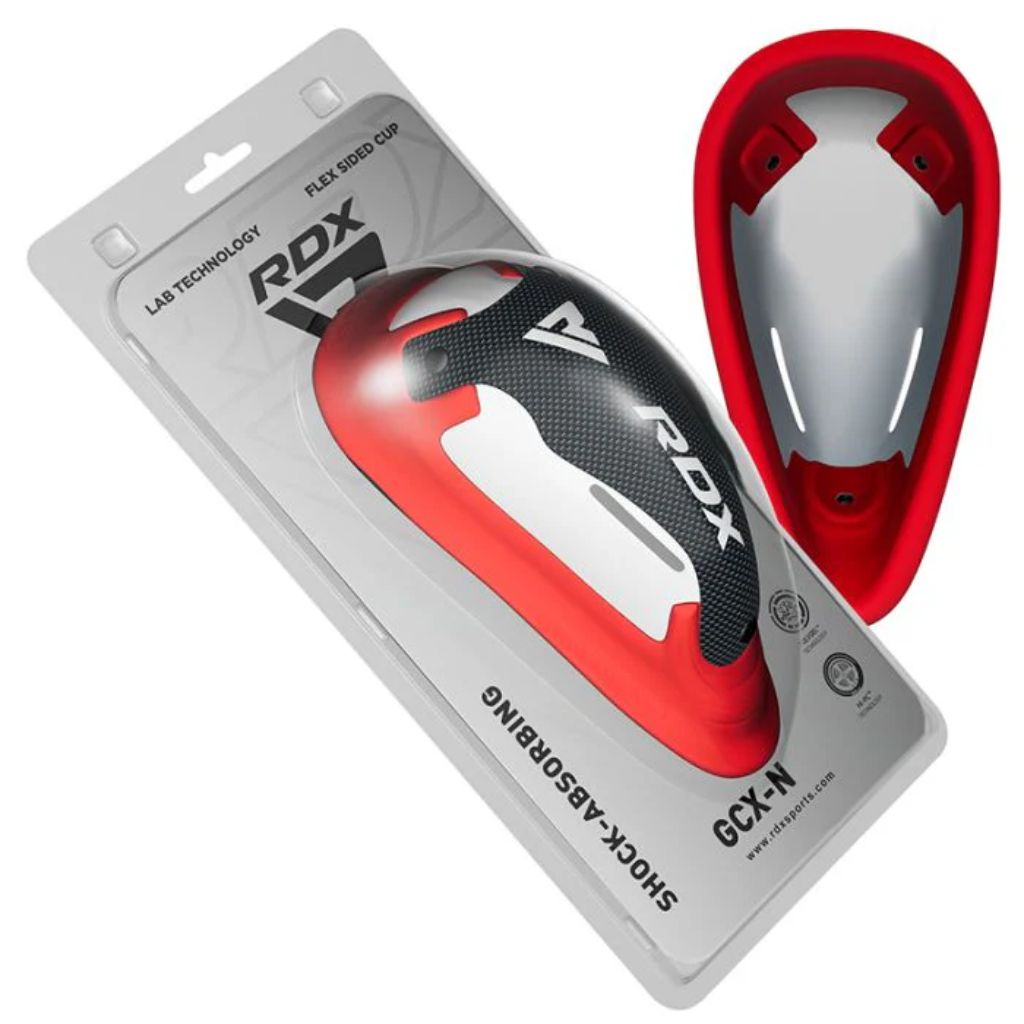 RDX 1N GEL GROIN CUP - RED
