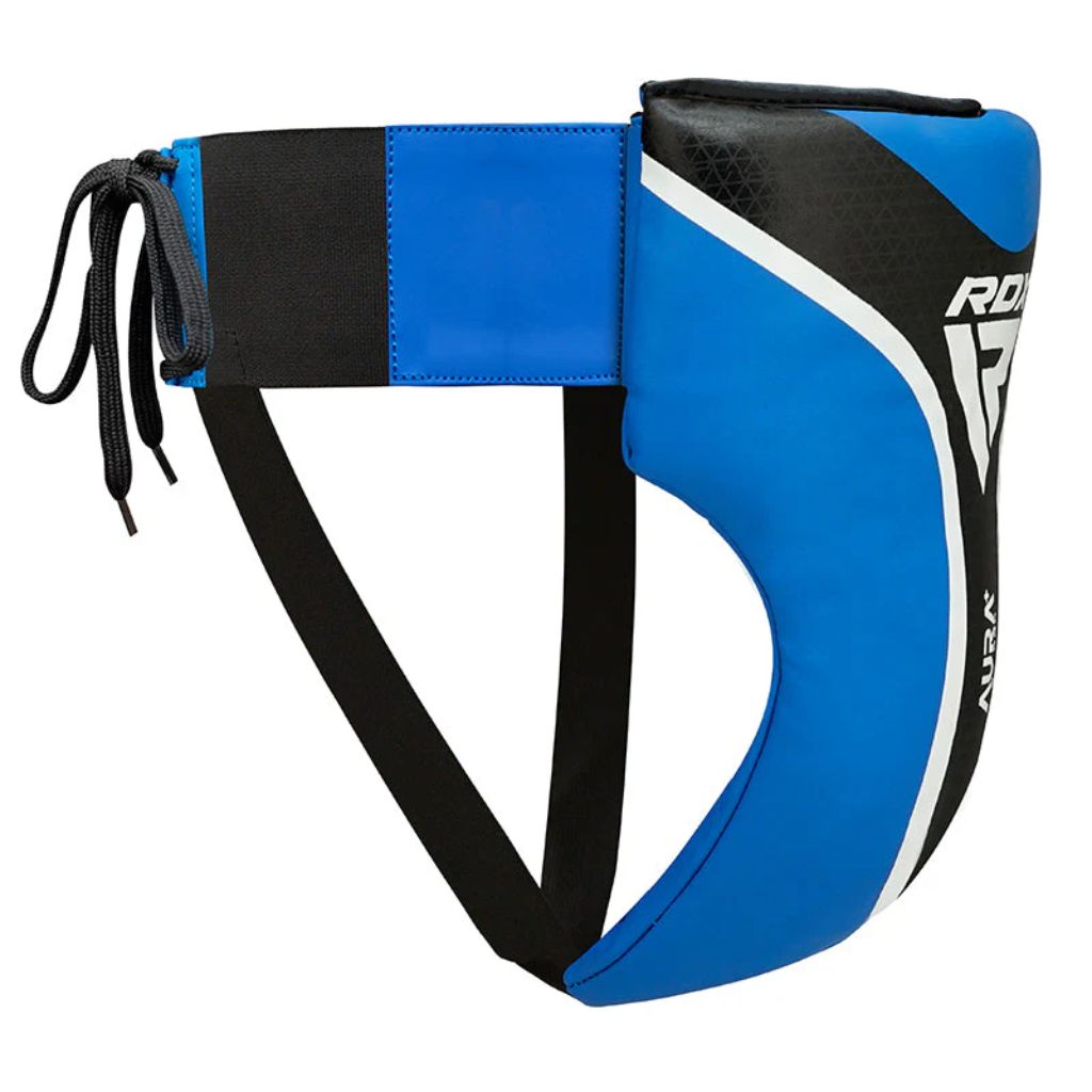 RDX T17 AURA GROIN GUARD - BLUE - L