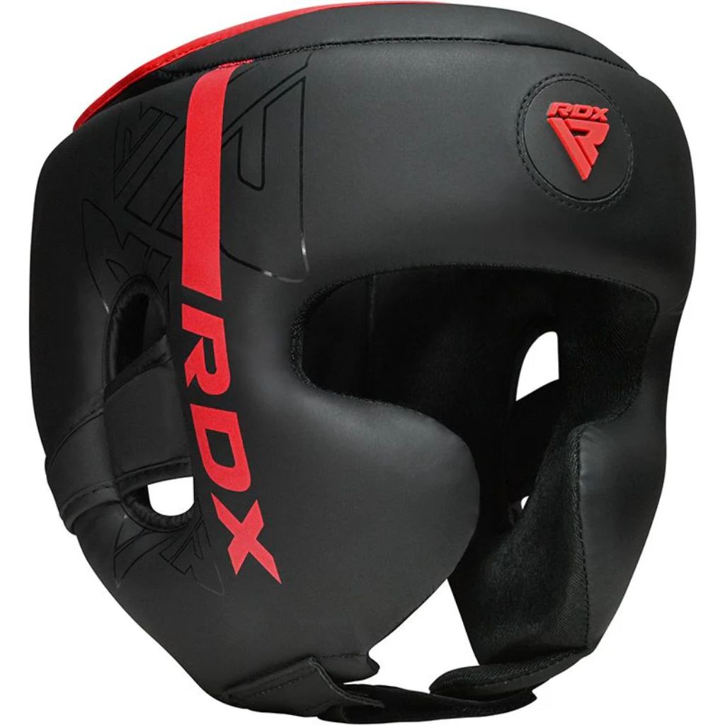 RDX F6 KARA HEAD GUARD - BLACK/RED - L