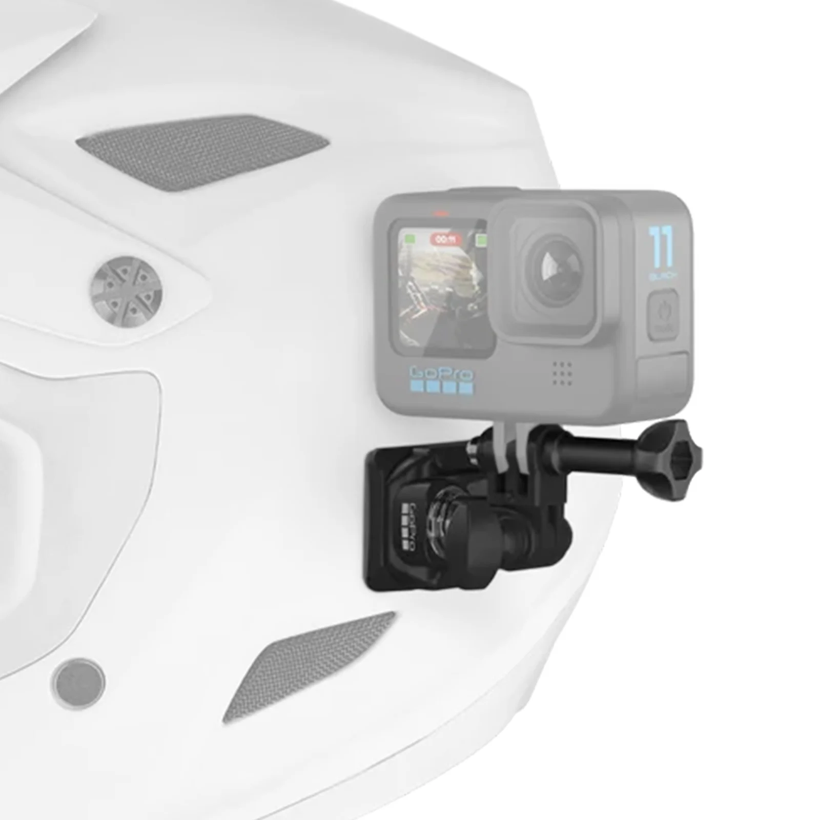 GO PRO HELMET FRON AND SIDE MOUNT
