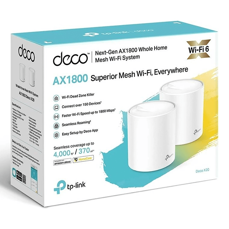 DECO TP-LINK AX1800 WIFI6 2 PACK