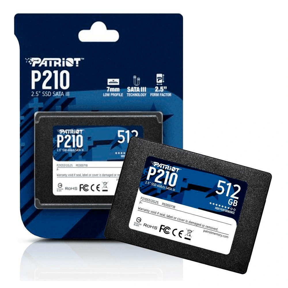 SSD P210 512GB SATA 3 2.5 PATRIOT