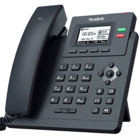 TELÉFONO IP YEALINK PARA USUARIOS BÁSICOS, CON TECNOLOGÍA HD VOICE, POE, Y