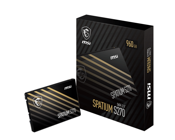 MSI SSD SPATIUM S270 SATA 2.5 960GB